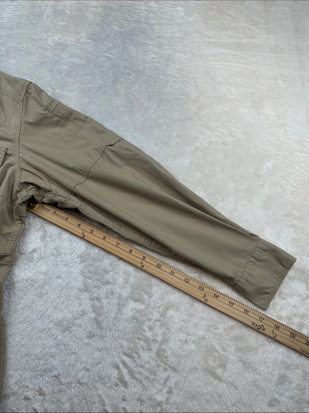 5.11 Tactical Series Taclite Ripstop Men’s Medium Regular Khaki Long Sleeve - Picture 6 of 7